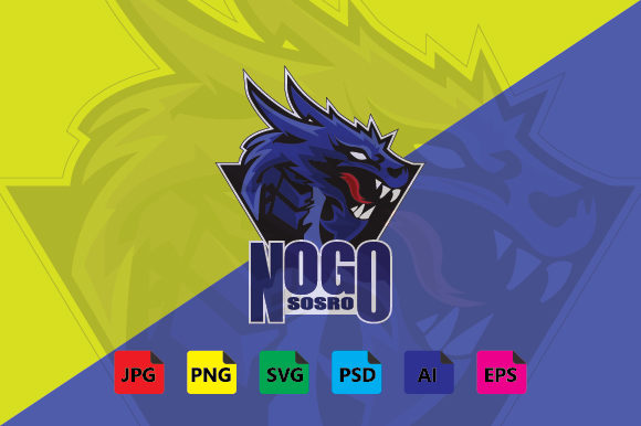 Dragon Esport Logo: Bold Graphics for Logos