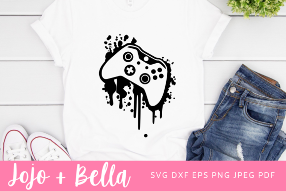 Gamer SVG Graphics for Crafts Branding