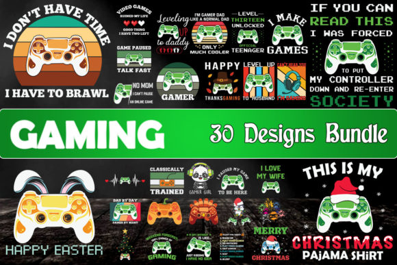 Gaming Bundle SVG 30 Designs: A Designer’s Review