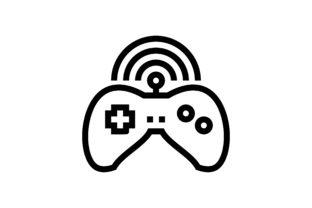 Gaming Control Icons for Modern Graphics