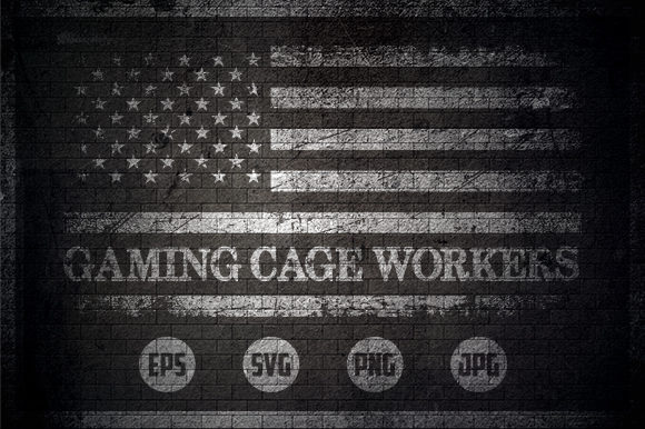 Gaming Dealers USA Flag Graphics for Crafts