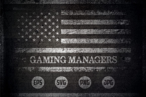 Gaming Investigators USA Flag Graphics for Crafts