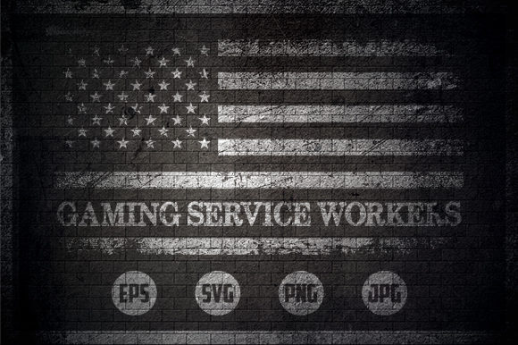 Gaming Service Workers Graphics for Crafts
