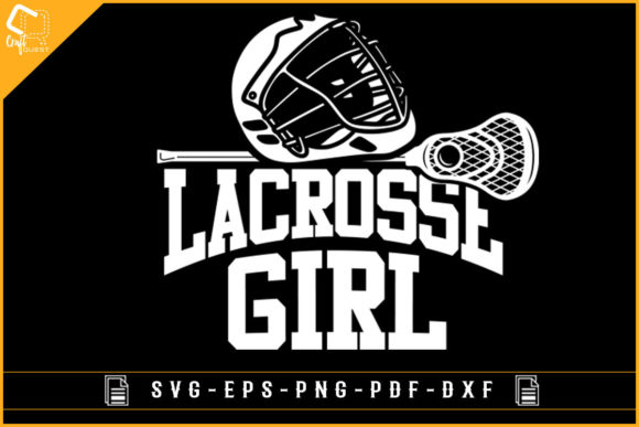 Lacrosse Girl Gaming Graphics for Crafts