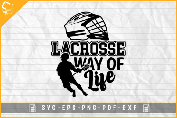 Lacrosse Way of Life Gaming Sublimation Graphics & Crafts