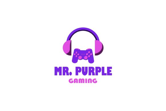 Mr. Purple Gaming Logo: Graphics for Crafts