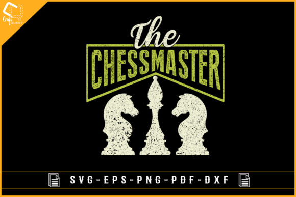 The Chess Master Gaming Design Svg: Graphics for Crafts